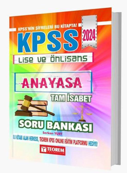 KPSS Lise Ön Lisans Tam İsabet Anayasa Soru Bankası