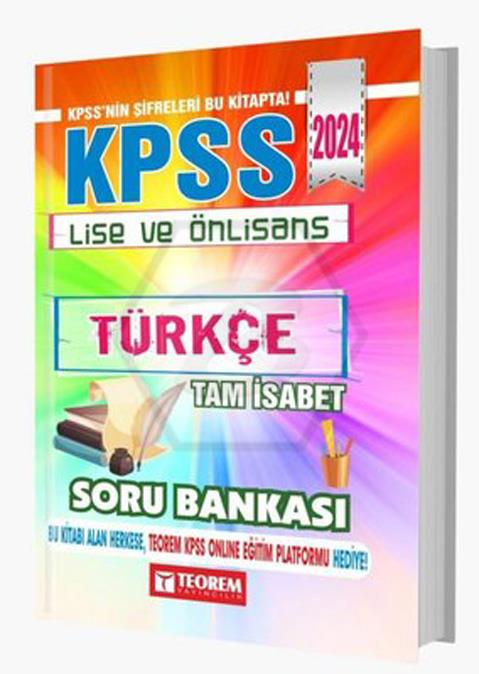 KPSS Lise Ön Lisans Tam İsabet Türkçe Soru Bankası