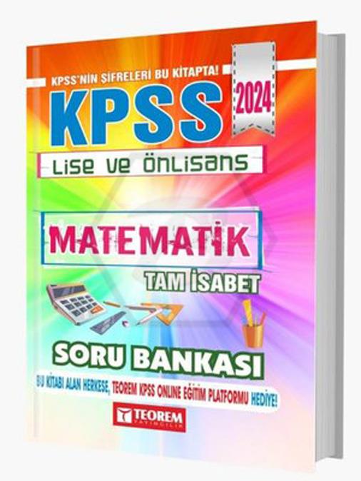 KPSS Lise Ön Lisans Tam İsabet Matematik Soru Bankası