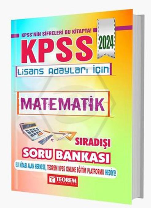 KPSS Lisans Matematik Sıradışı Soru Bankası