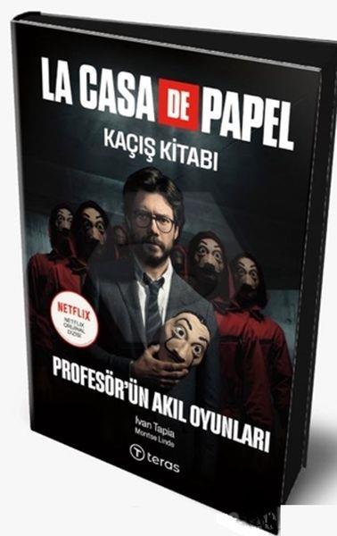 La Case De Papel Kaçış Kitabı - Profesör ün Akıl Oyunları (Ciltli) (Maske Hediyeli)