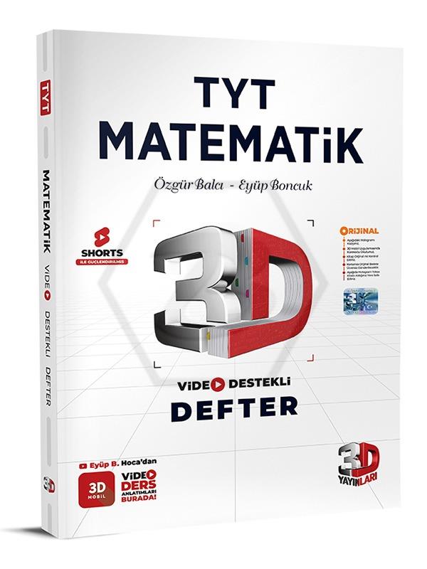 3D TYT Matematik Video Destekli Defter