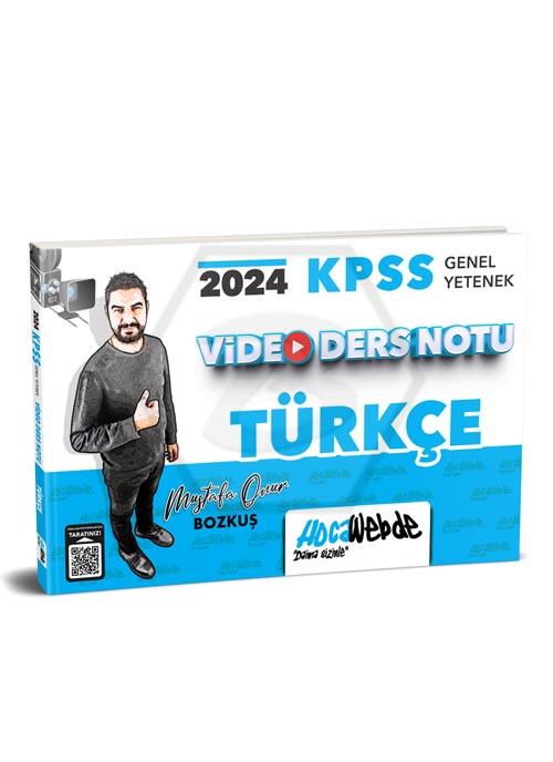 2024 KPSS Genel Yetenek  Türkçe Video Ders Notu