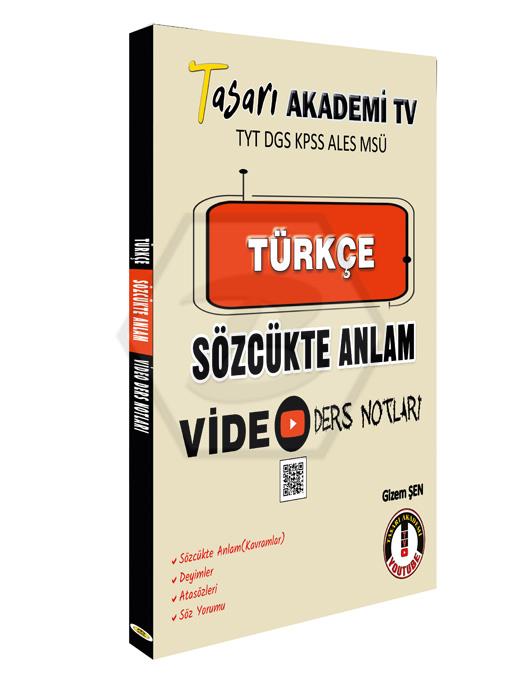 TYT-DGS-KPSS-ALES-MSÜ Türkçe Sözcükte Anlam Vİdeo Ders Notları-1