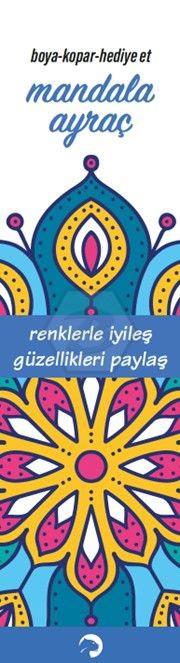 Mandala Ayraç - Mavi