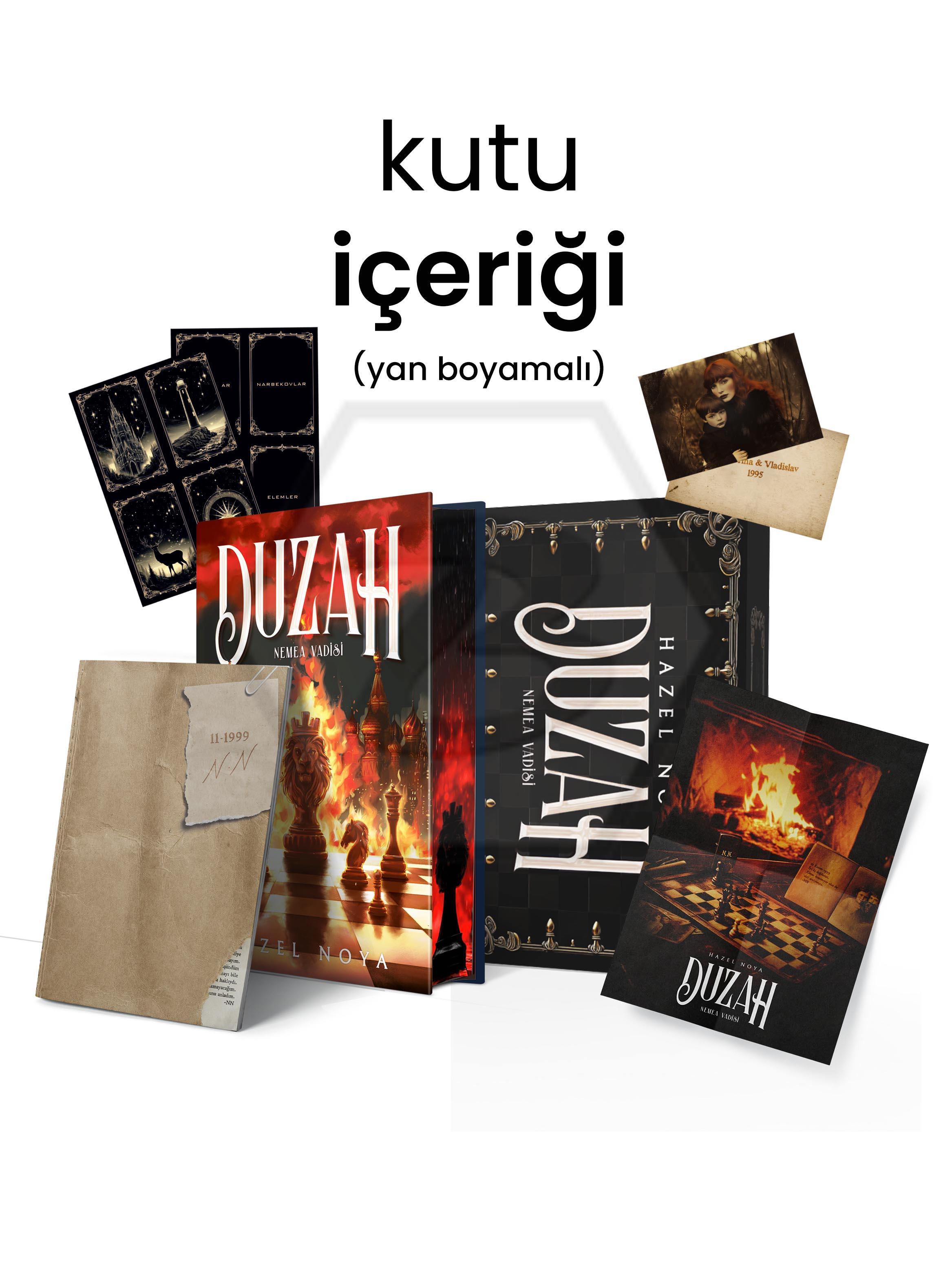 Duzah 1 - Nemea Vadisi Yan Boyamalı Hediyeli Kutu (Ciltli)
