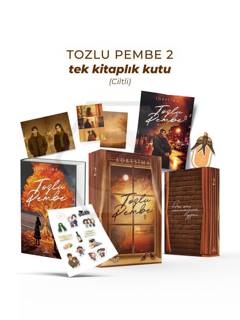 Tozlu Pembe 2 - Tek Kitaplık Kutu