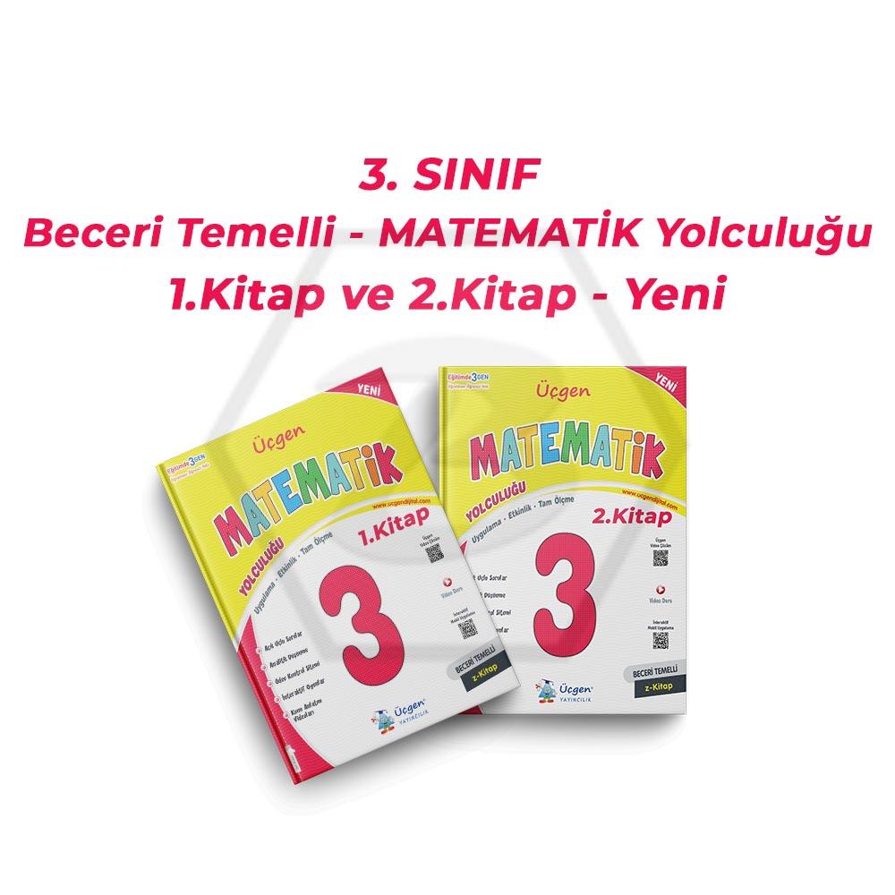 3. Sınıf Beceri Temelli - MATEMATİK Yolculuğu - 1.Kitap ve 2.Kitap - Yeni