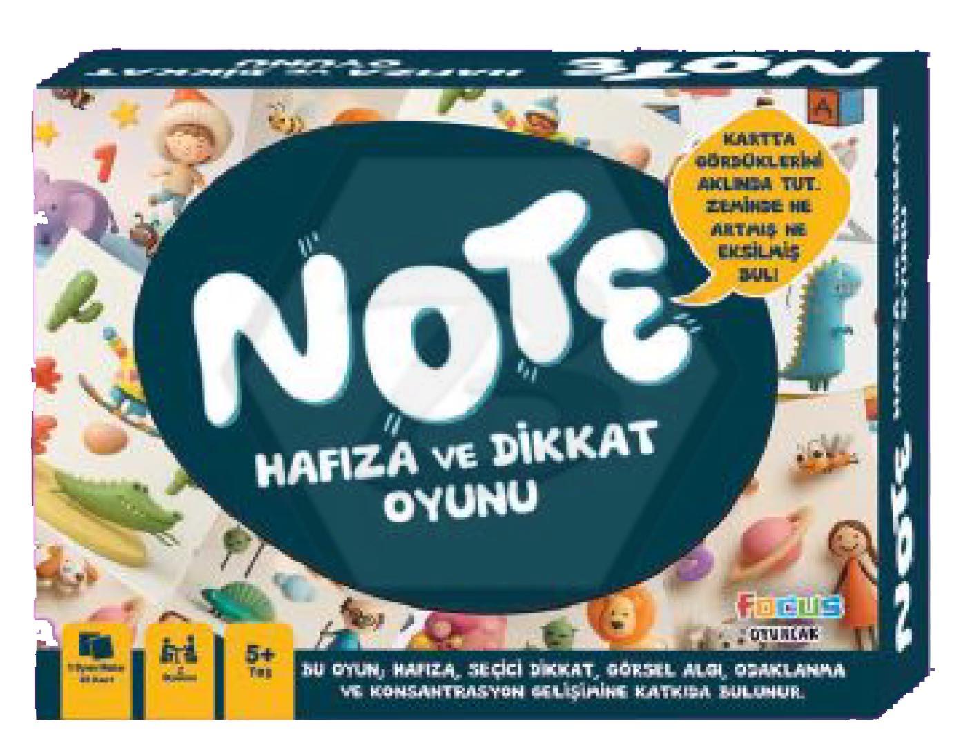 Note Hafıza Ve Dikkat Oyunu