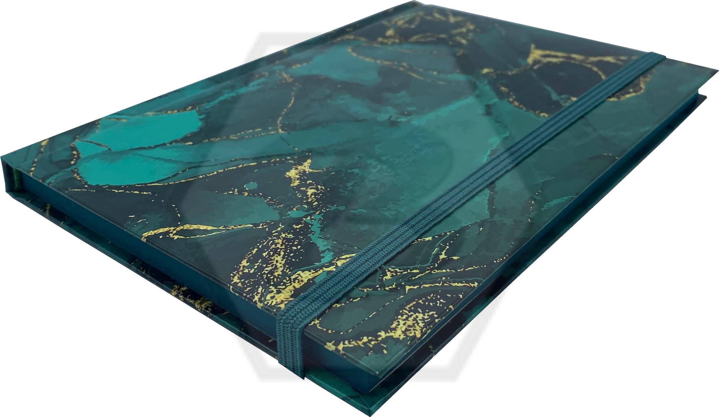 Yeşil Mermer Çizgisiz Defter