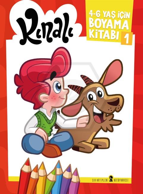 Kınalı 4 - 6 Yaş İçin Boyama Kitabı 1