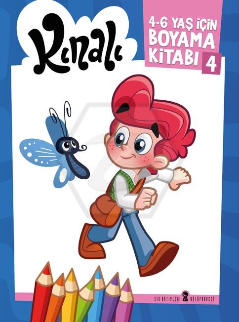 Kınalı 4 - 6 Yaş İçin Boyama Kitabı 4