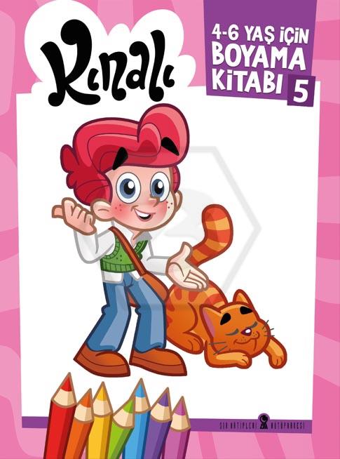 Kınalı 4 - 6 Yaş İçin Boyama Kitabı 5