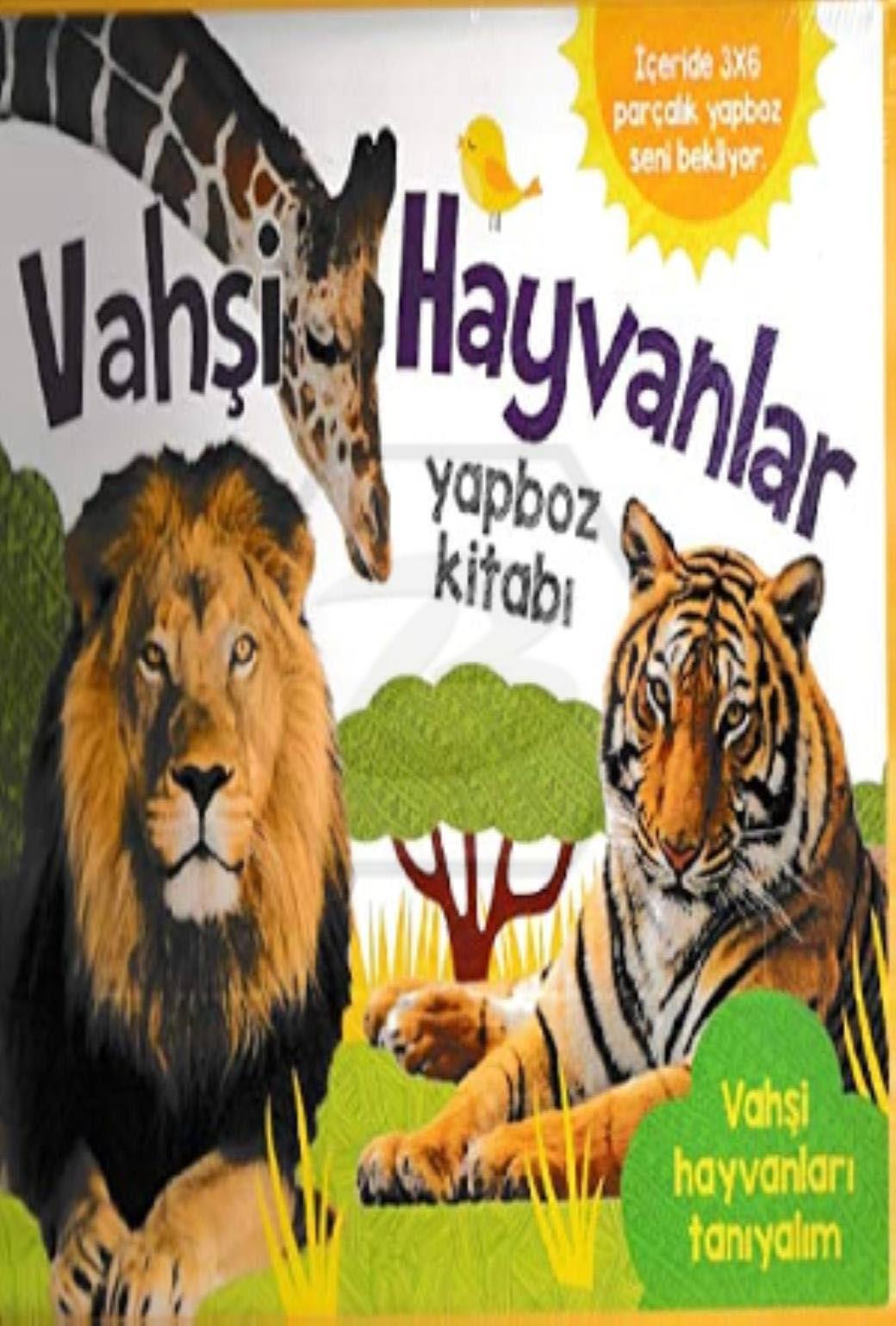 Vahşi Hayvanlar - Yapboz Kitabı