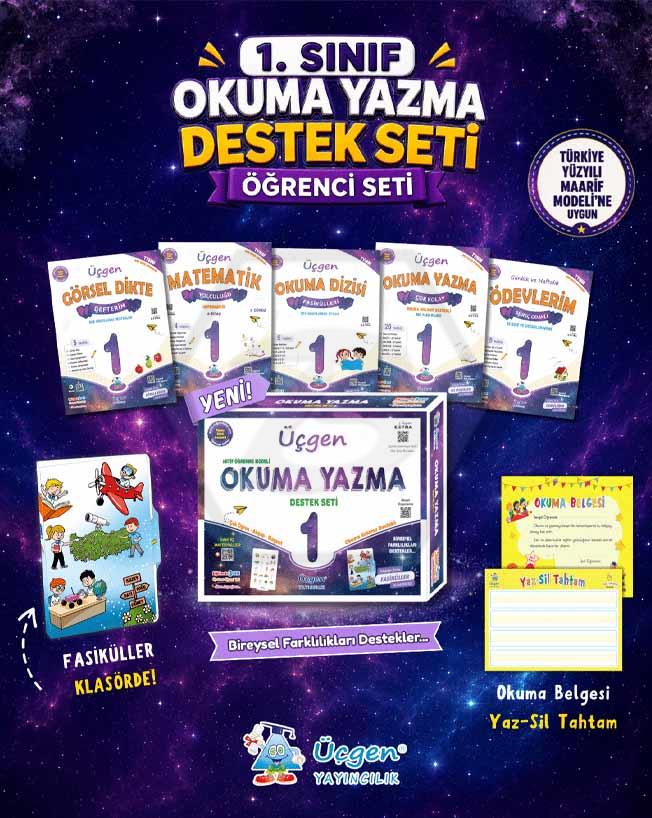 1. Sınıf - OKUMA YAZMA - Destek Seti - 2027