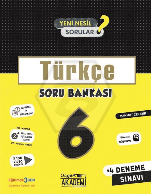 6. Sınıf - TÜRKÇE - Soru Bankası