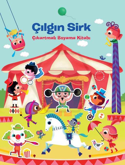 Çılgın Sirk Çıkarmalı Boyama Kitabı