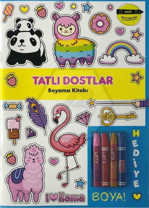 Minik Ressamlar Tatlı Dostlar Boyama Kitabı