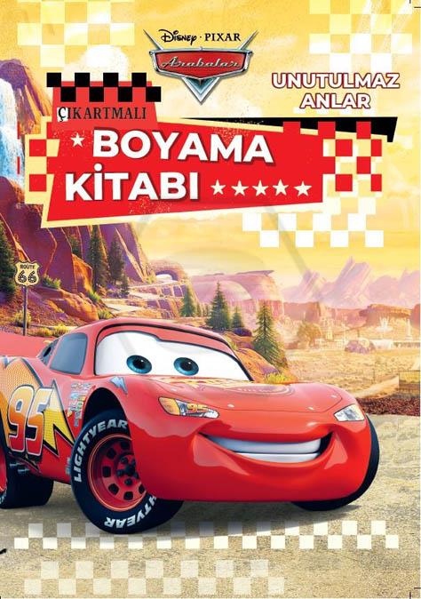 Dısney Pıxar Arabalar Unutulmaz Anlar Çıkartmalı Boyama Kitabı