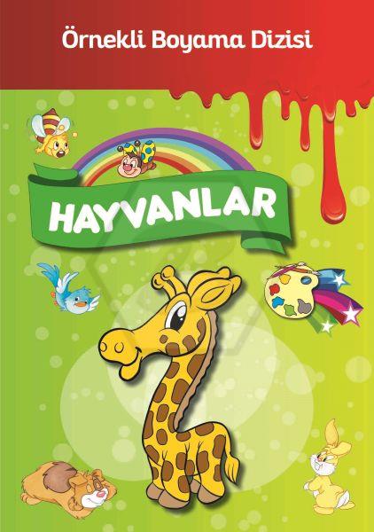 Hayvanlar - Örnekli Boyama Dizisi