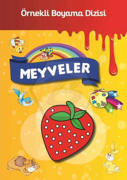 Meyveler - Örnekli Boyama Dizisi