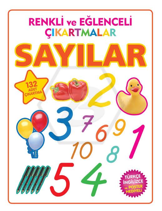 Sayılar - Renkli Eğlenceli Çıkartmalar