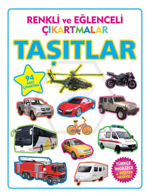 Taşıtlar-Renkli Eğlenceli Çıkartmalar