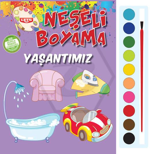Neşeli Boyama - Yaşantımız - (Suluboyalı)
