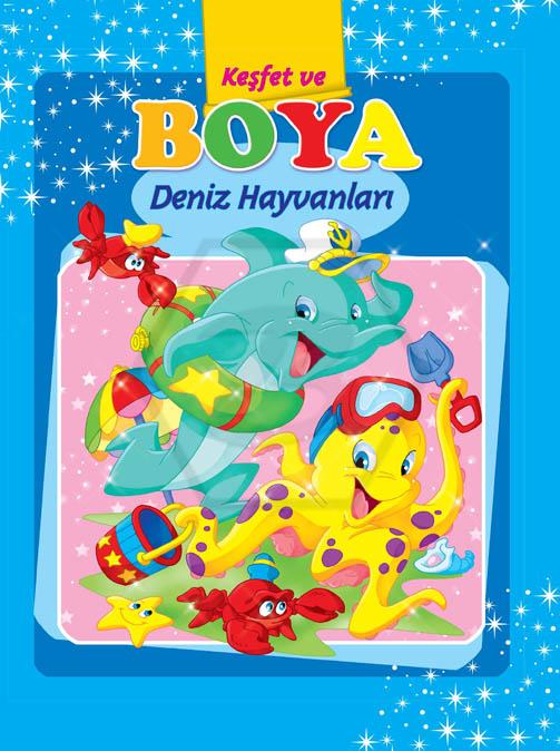 Keşfet ve Boya Deniz Hayvanları