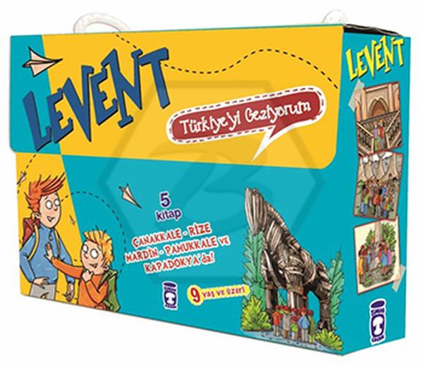 Levent: Türkiye yi Geziyorum Set 1 ; +9 Yaş - 5 Kitap