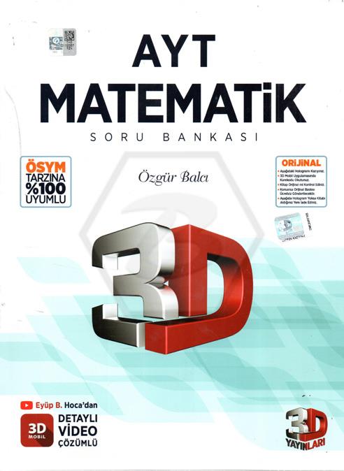 AYT Matematik Tamamı Video Çözümlü Soru Bankası