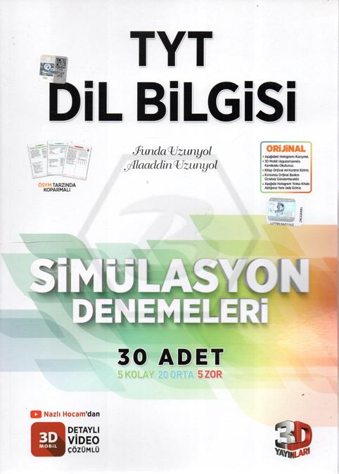 TYT Dil Bilgisi 30 Simülasyon Deneme Sınavı