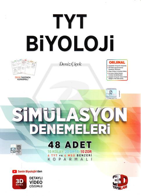 TYT Biyoloji 48 Simülasyon Deneme Sınavı