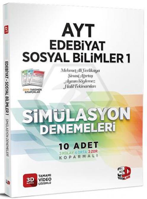 AYT Edebiyat Sosyal Bilimler 1 Simülasyon Deneme