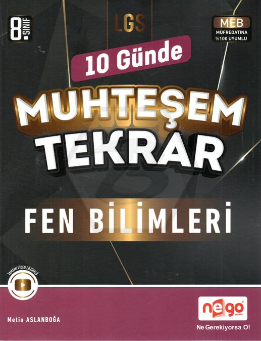 LGS 10 Günde Muhteşem Tekrar Fen Bilimleri