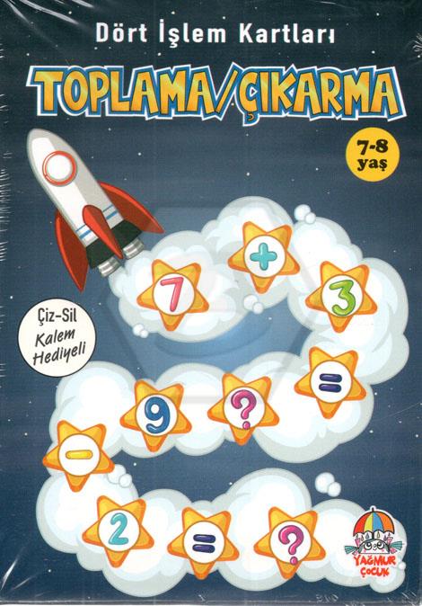 Dört İşlem Kartları-Toplama-Çıkarma 7-8 Yaş