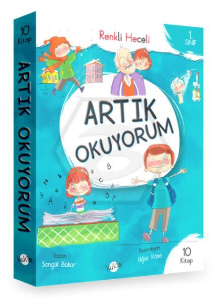 1.Sınıf Artık Okuyorum 10 Kitap Renkli Heceli Set