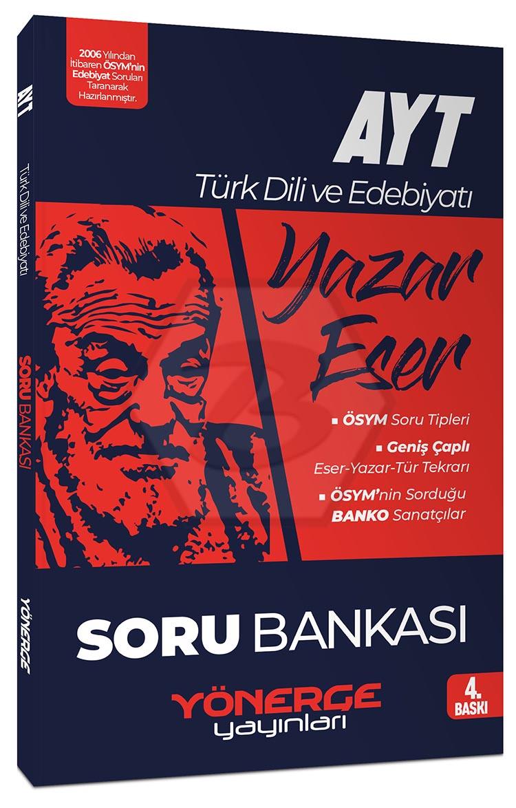 YKS AYT Türk Dili ve Edebiyatı Yazar Eser Soru Bankası