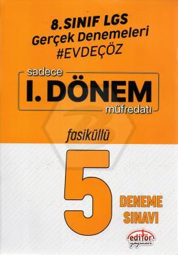8.Sınıf LGS 1.Dönem Fasiküllü 5 li Deneme Sınavı