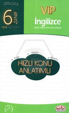6.Sınıf Vıp İngilizce Hızlı Konu Anlatımlı