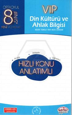 8.Sınıf Vıp Din Kültürü ve Ahlak Bilgisi Hızlı Konu Anlatımlı