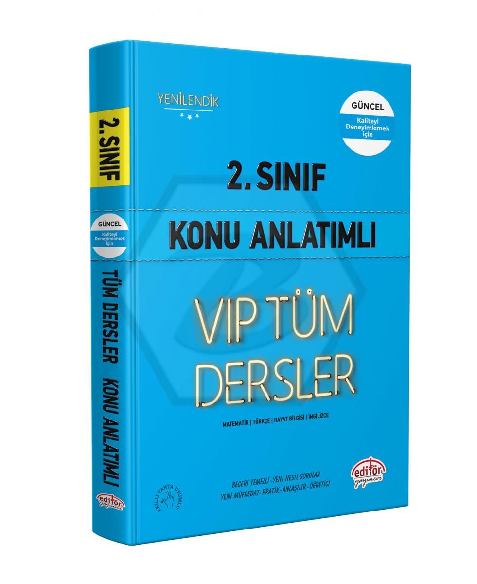 2.Sınıf VIP Tüm Dersler Konu Anlatımlı Mavi Kitap