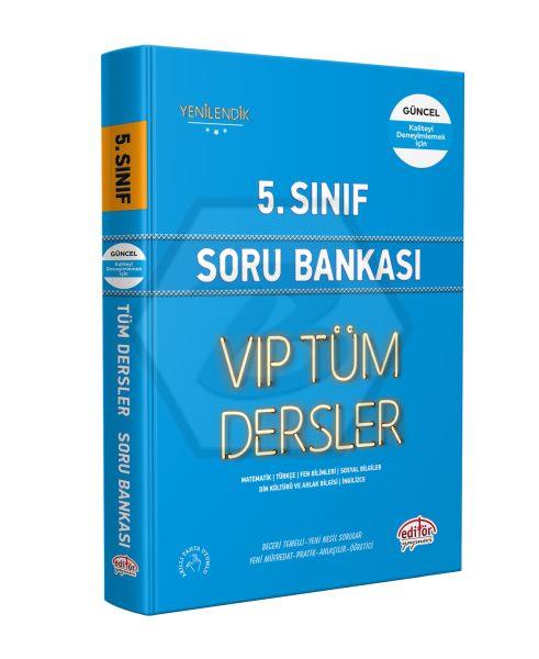 5.Sınıf VIP Tüm Dersler Soru Bankası Mavi Kitap