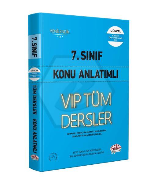 7.Sınıf VIP Tüm Dersler Konu Anlatımlı Mavi Kitap