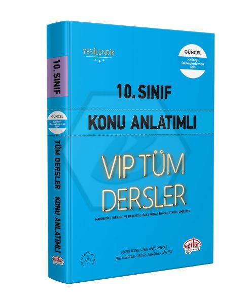 10.Sınıf VIP Tüm Dersler Konu Anlatımlı Mavi Kitap