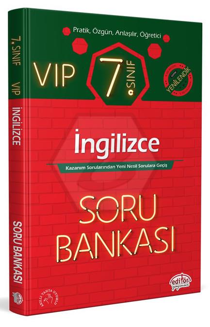 7.Sınıf VIP İngilizce Soru Bankası