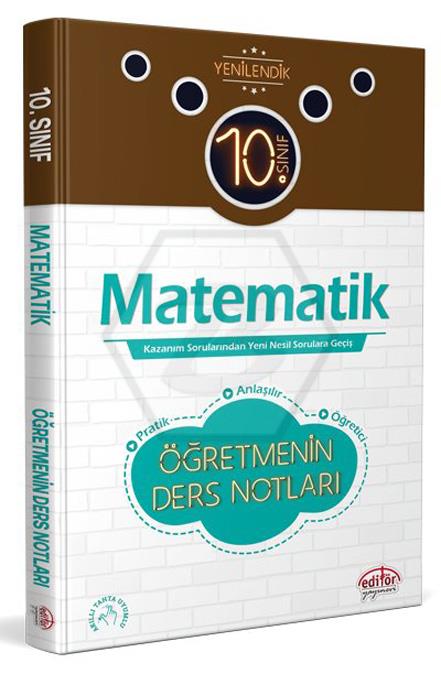 10.Sınıf Matematik Öğretmenin Ders Notları