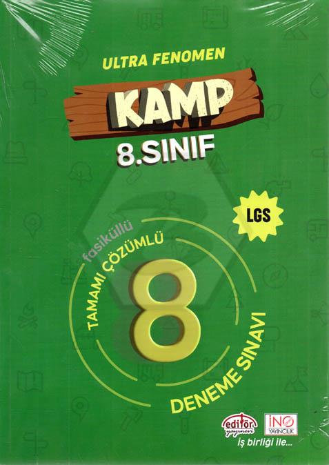 8.Sınıf Kamp Ultra Fenomen LGS Tamamı Çözümlü 8 Deneme Sınavı