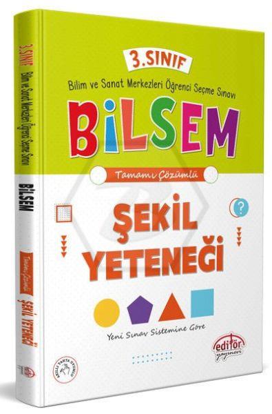 3.Sınıf Bilsem Hazırlık Şekil Yeteneği Tamamı Çözümlü