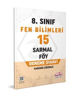 8.Sınıf Fen Bilimleri 15 Sarmal Föy Deneme Sınavı